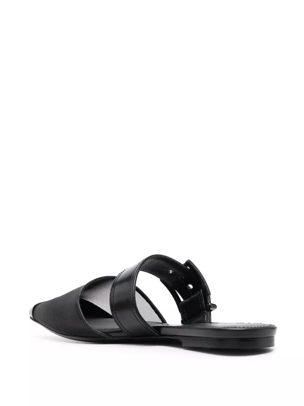 Affordable Alexander McQueen Punk point-toe flat mules Women 0116