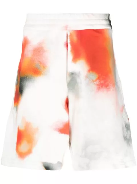 Alexander McQueen tie-dye bermuda shorts Men 0114