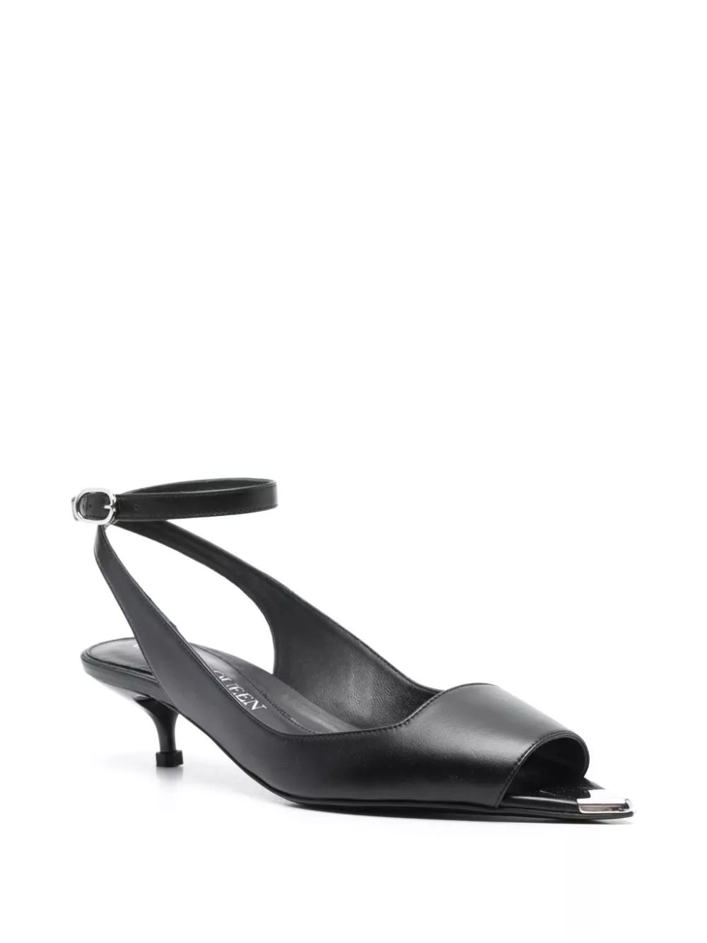 Affordable Alexander McQueen Punk 40mm leather sandals Women 0125