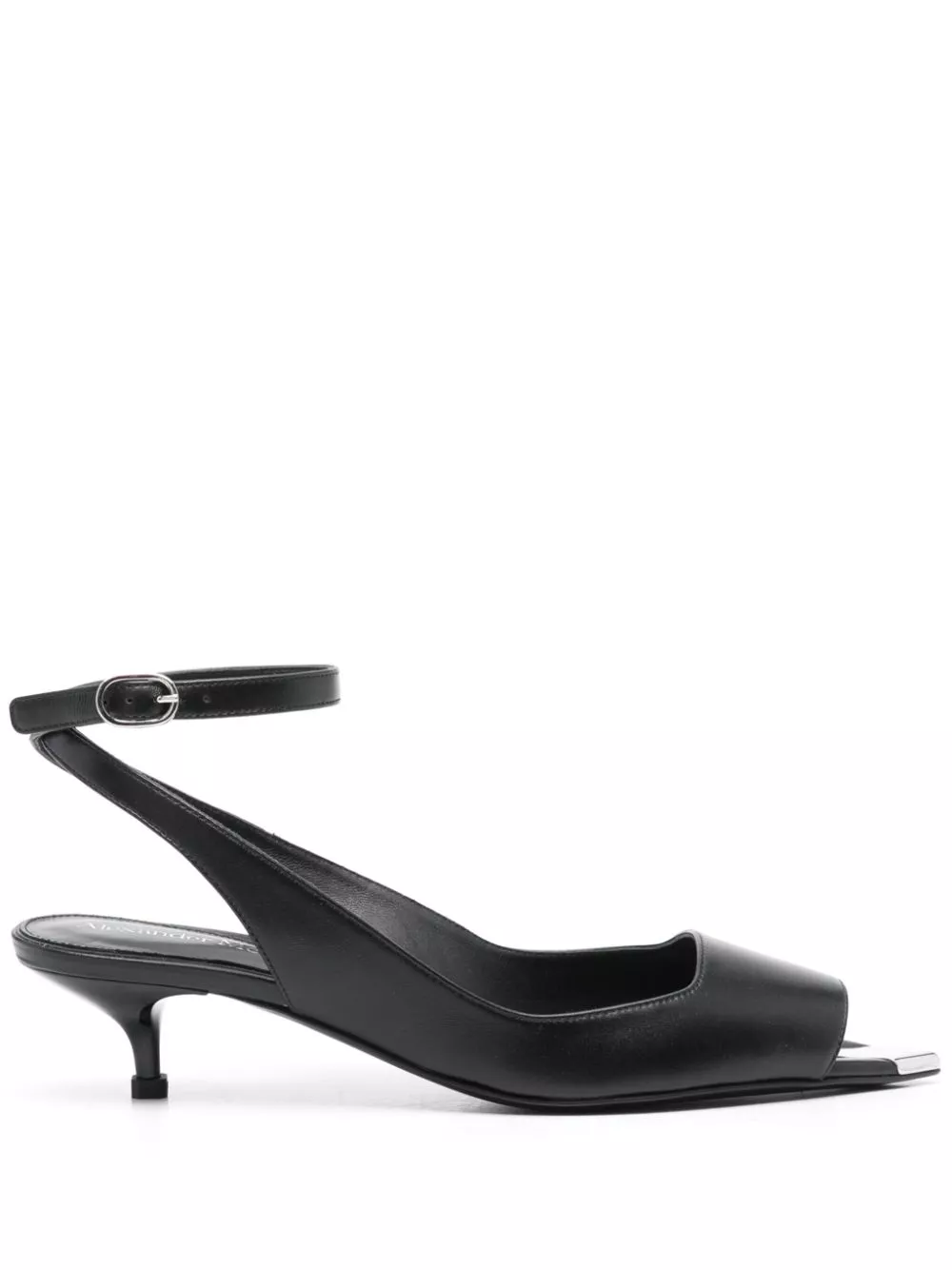 Affordable Alexander McQueen Punk 40mm leather sandals Women 0125