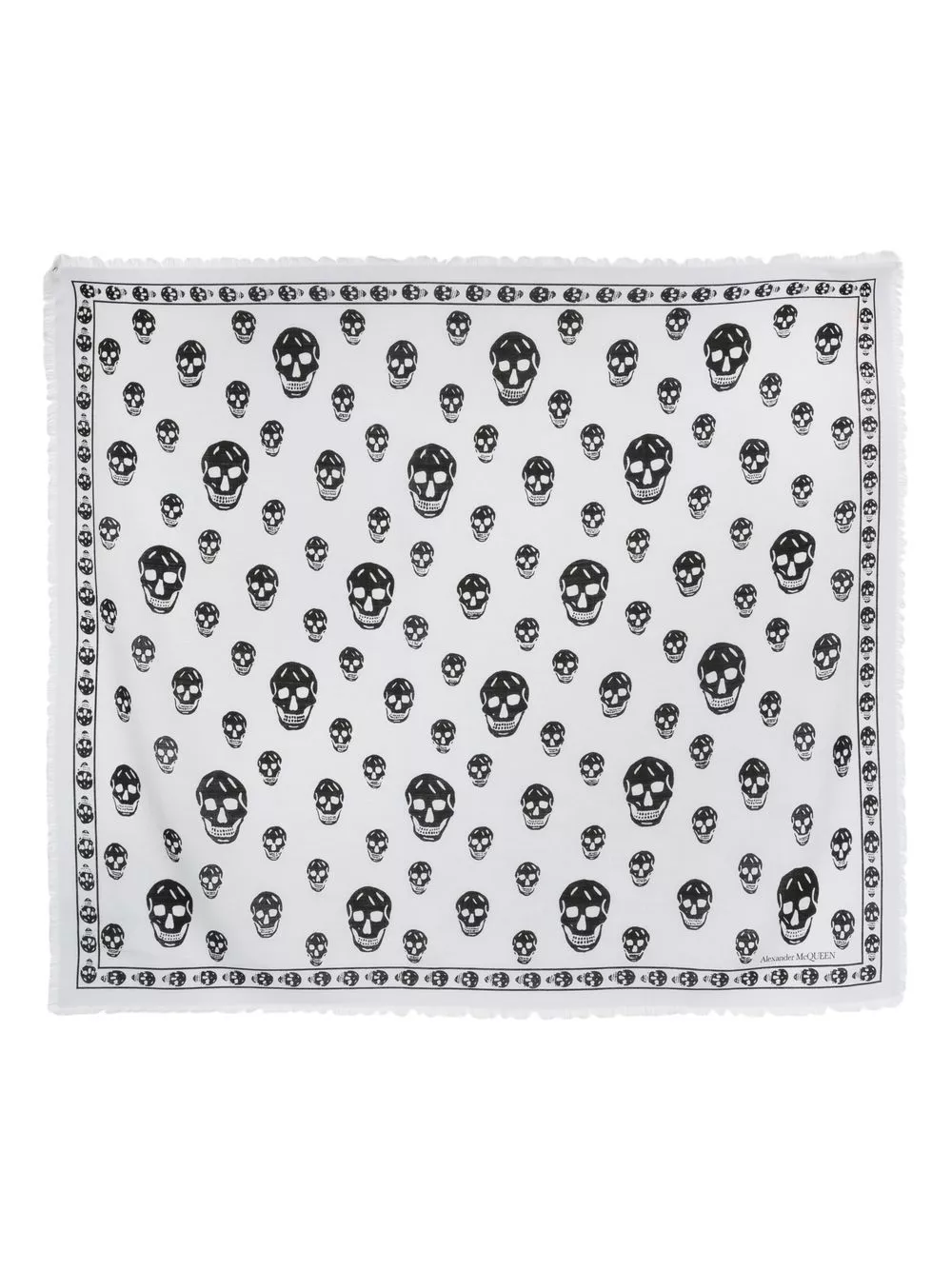 Cheap Alexander McQueen skull-print scarf Women 0131