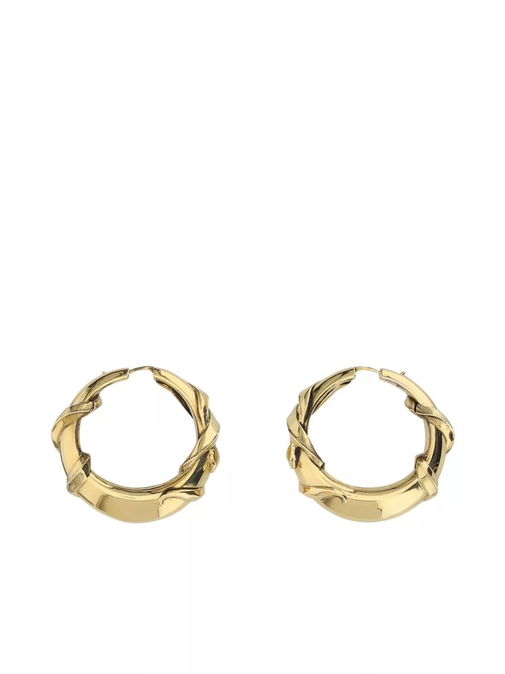 Affordable Alexander McQueen chunky hoop earrings Women 0122