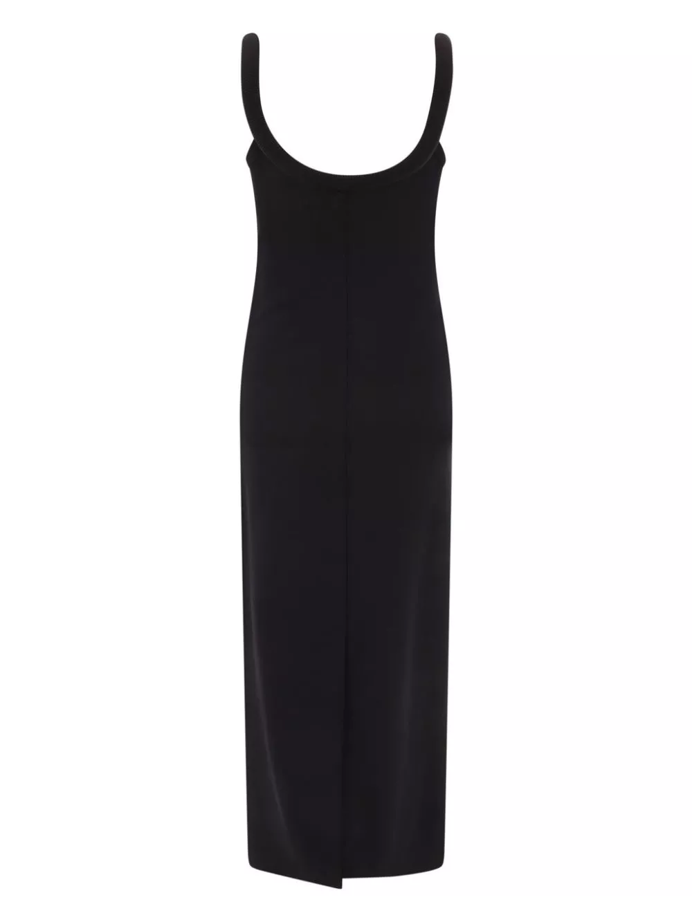 Affordable Alexander McQueen padded-trim ribbed dress Women 0123