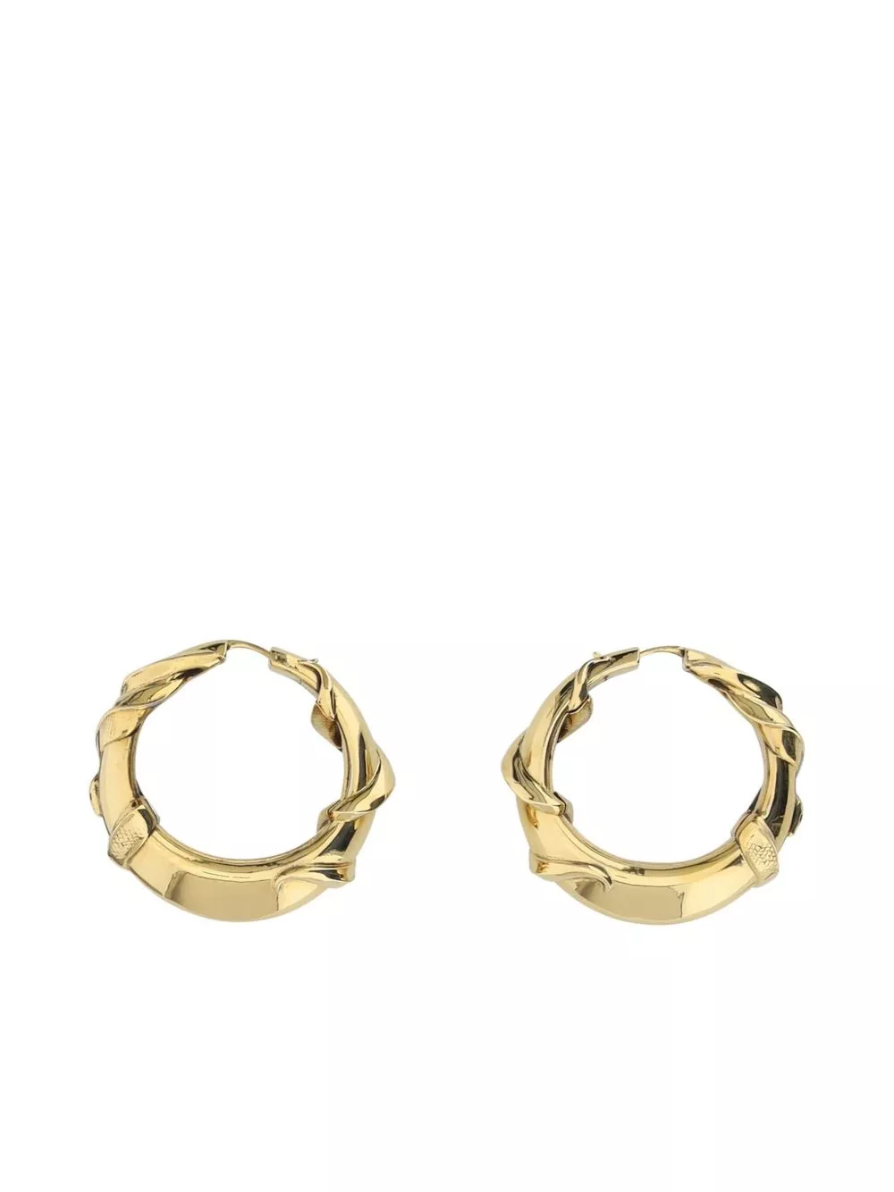 Affordable Alexander McQueen chunky hoop earrings Women 0122