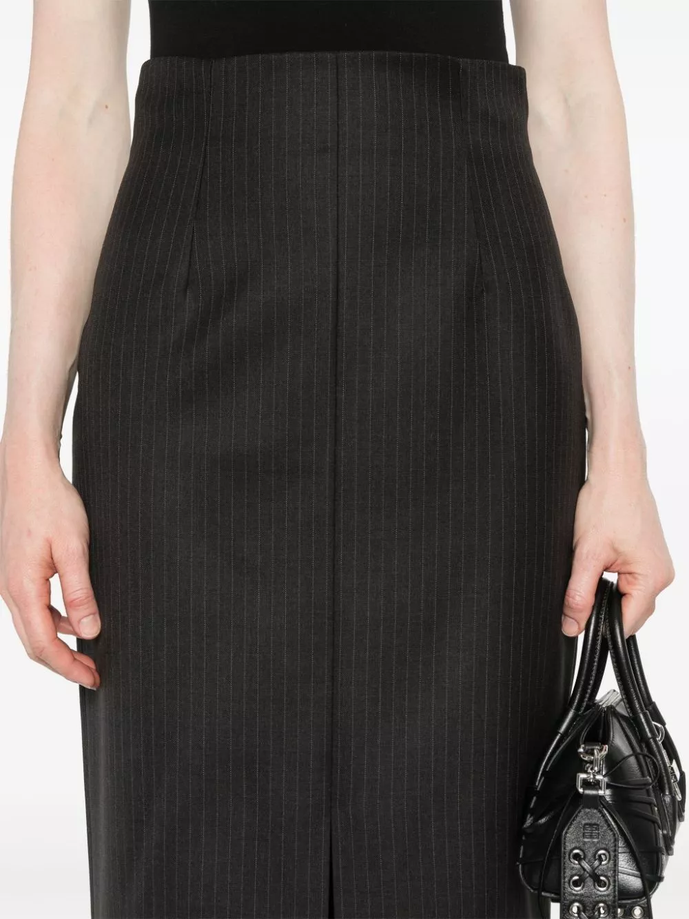 Affordable Alexander McQueen pinstriped pencil skirt Women 0118