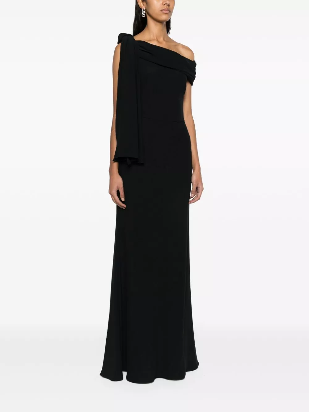 Affordable Alexander McQueen draped off-shoulder gown Women 0117