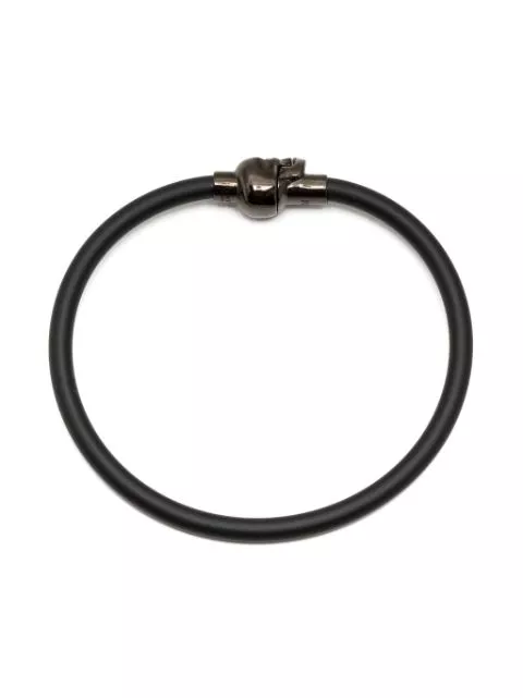 Affordable Alexander McQueen MCQ cord skull bracelet Women 0127