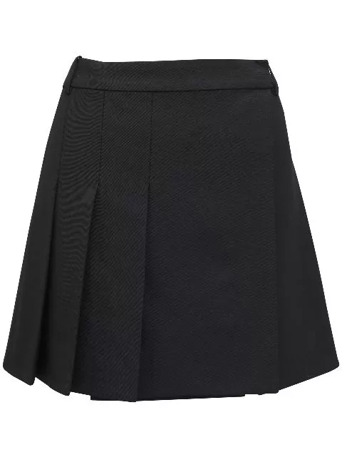 Alexander McQueen pleated wool mini skirt Women 0117