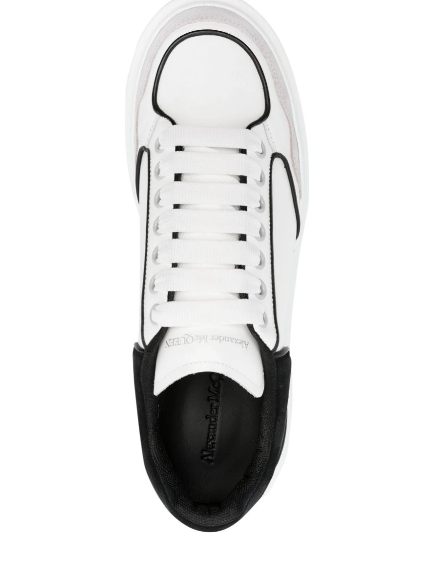 Affordable McQueen Men sneakers Larry leather Alexander panelled 0213