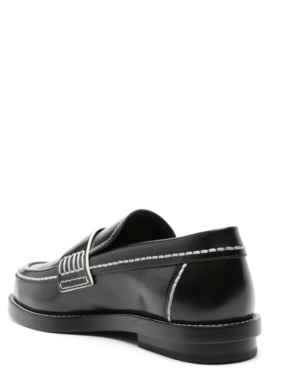 Affordable Alexander Men loafers McQueen leather 0218