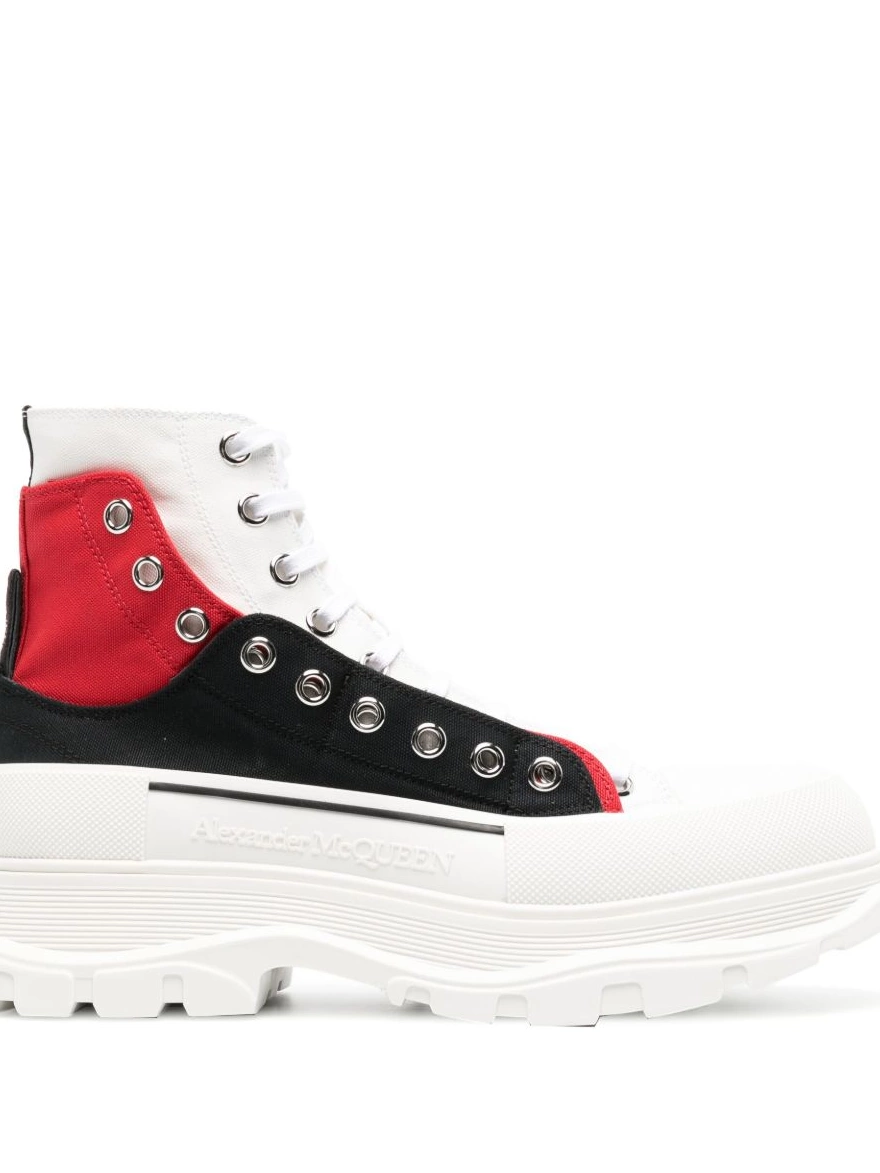 Affordable sneakers McQueen high-top Men eyelet-detail Alexander 0216