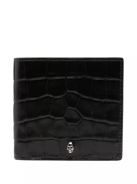 Cheap Alexander McQueen skull-detail wallet Men 0201