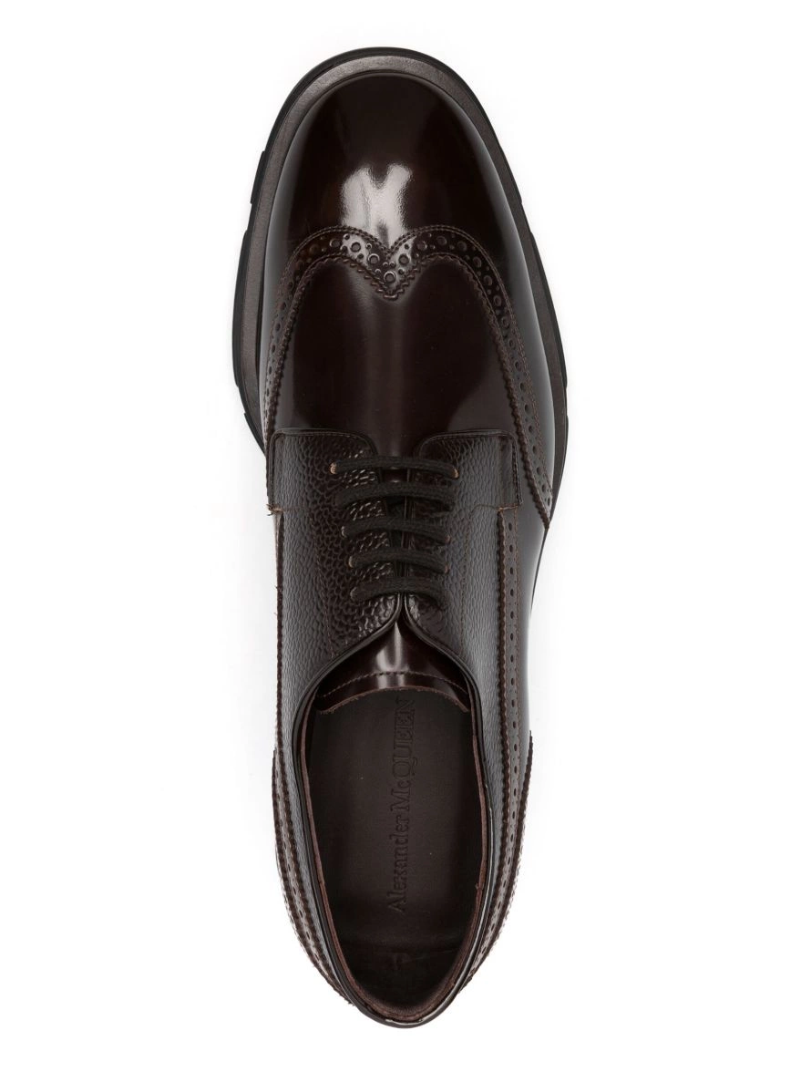 Cheap leather brogues lace-up Alexander Men McQueen 0221