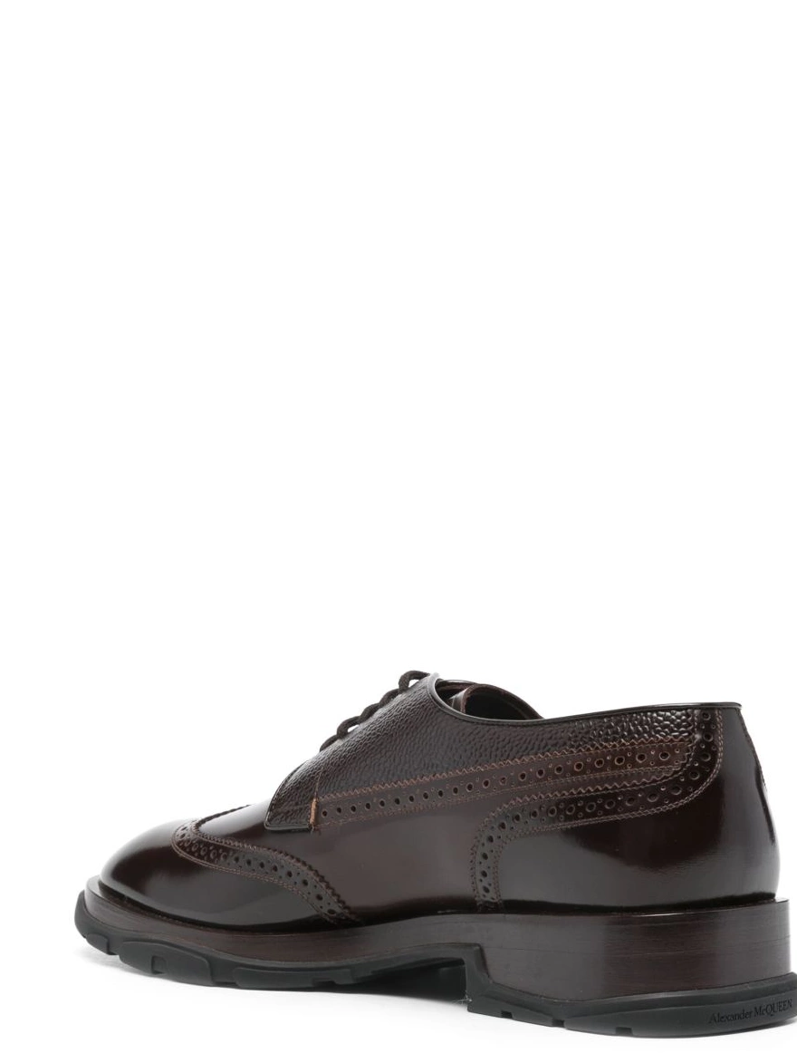 Affordable brogues leather McQueen lace-up Alexander Men 0212