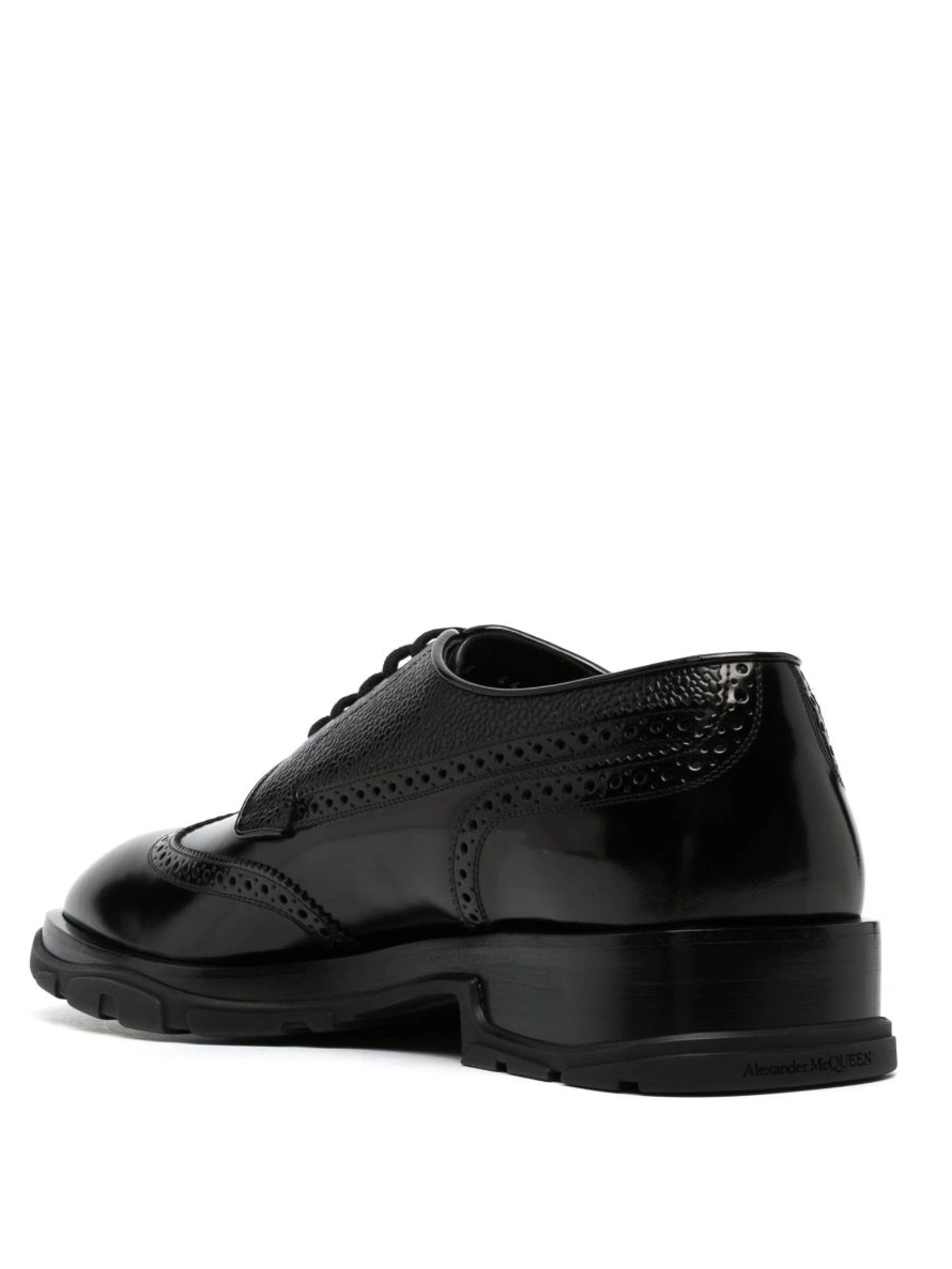 Affordable Alexander Men lace-up leather brogues McQueen 0218