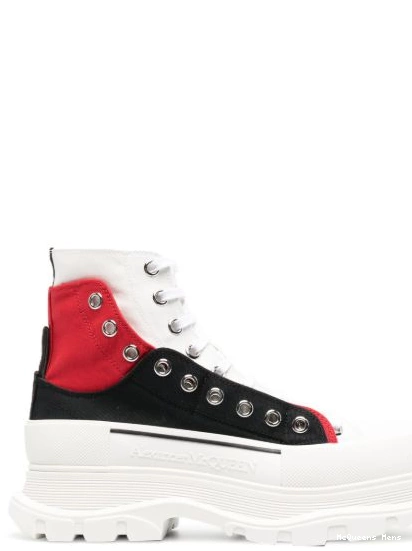 Affordable sneakers McQueen high-top Men eyelet-detail Alexander 0216