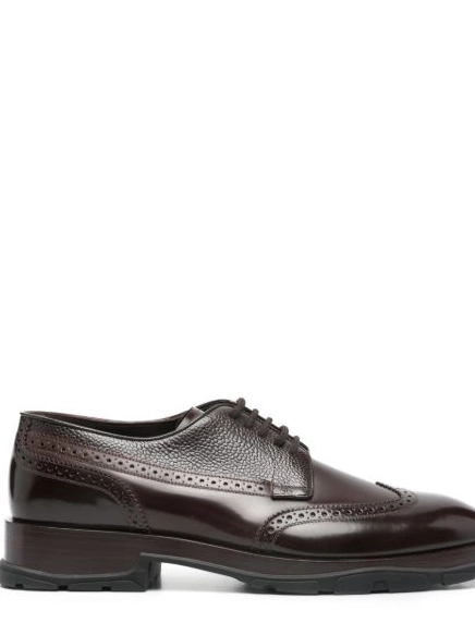 Affordable lace-up McQueen Men leather Alexander brogues 0215