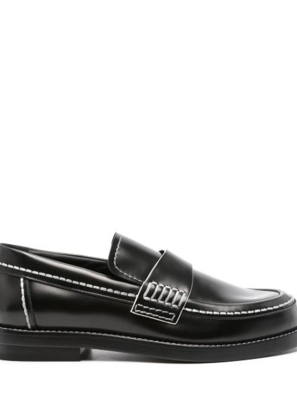 Affordable Alexander Men loafers McQueen leather 0218