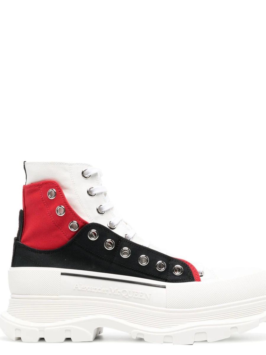 Cheap Alexander sneakers eyelet-detail high-top Men McQueen 0220