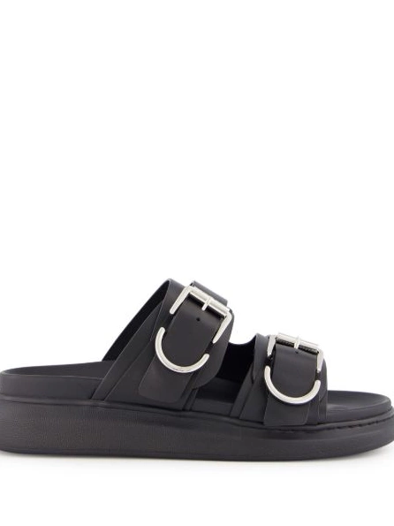 Affordable sandals Alexander Men buckle-strap McQueen 0216