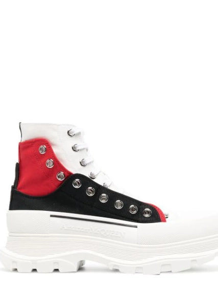 Cheap Alexander sneakers eyelet-detail high-top Men McQueen 0220