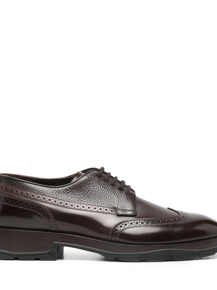 Cheap leather brogues lace-up Alexander Men McQueen 0221