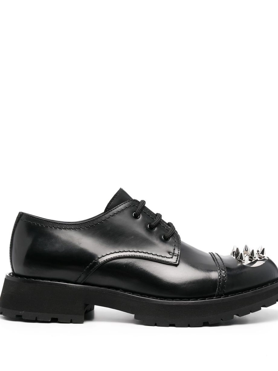 Cheap spike-stud McQueen Men Derby Alexander shoes 0215