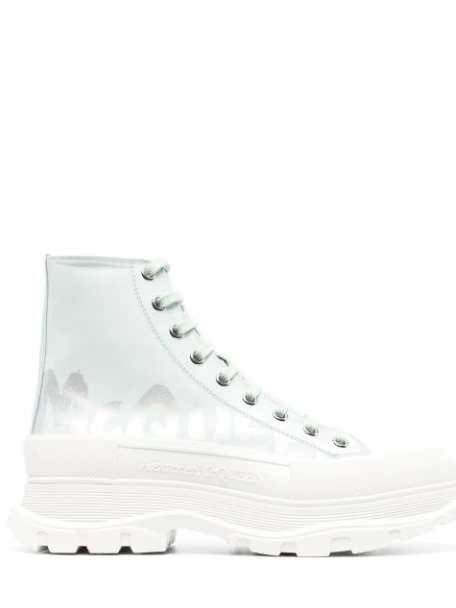 Affordable high-top Men Alexander McQueen sneakers Tread Slick 0211