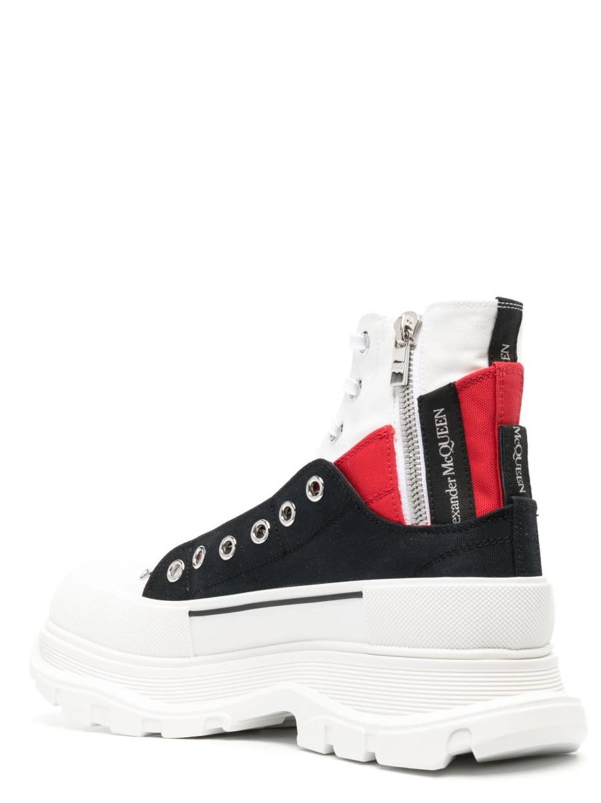 Affordable sneakers McQueen high-top Men eyelet-detail Alexander 0216