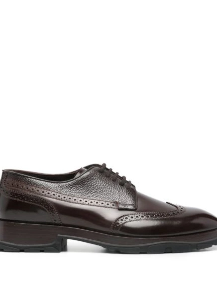 Cheap leather brogues lace-up Alexander Men McQueen 0221