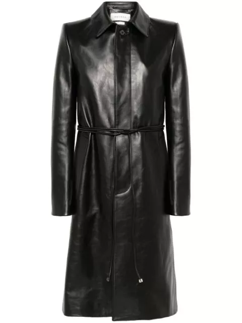 Affordable Alexander McQueen leather coat Men 0204