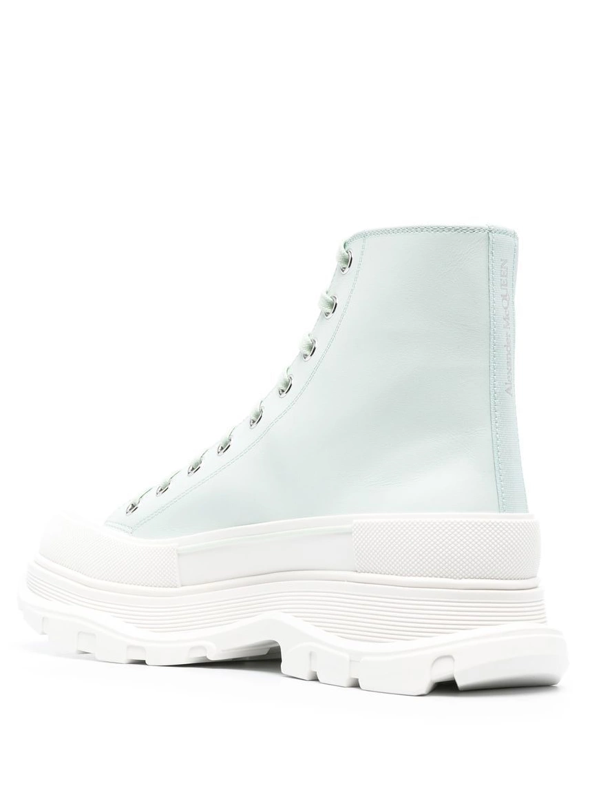 Affordable high-top Men Alexander McQueen sneakers Tread Slick 0211