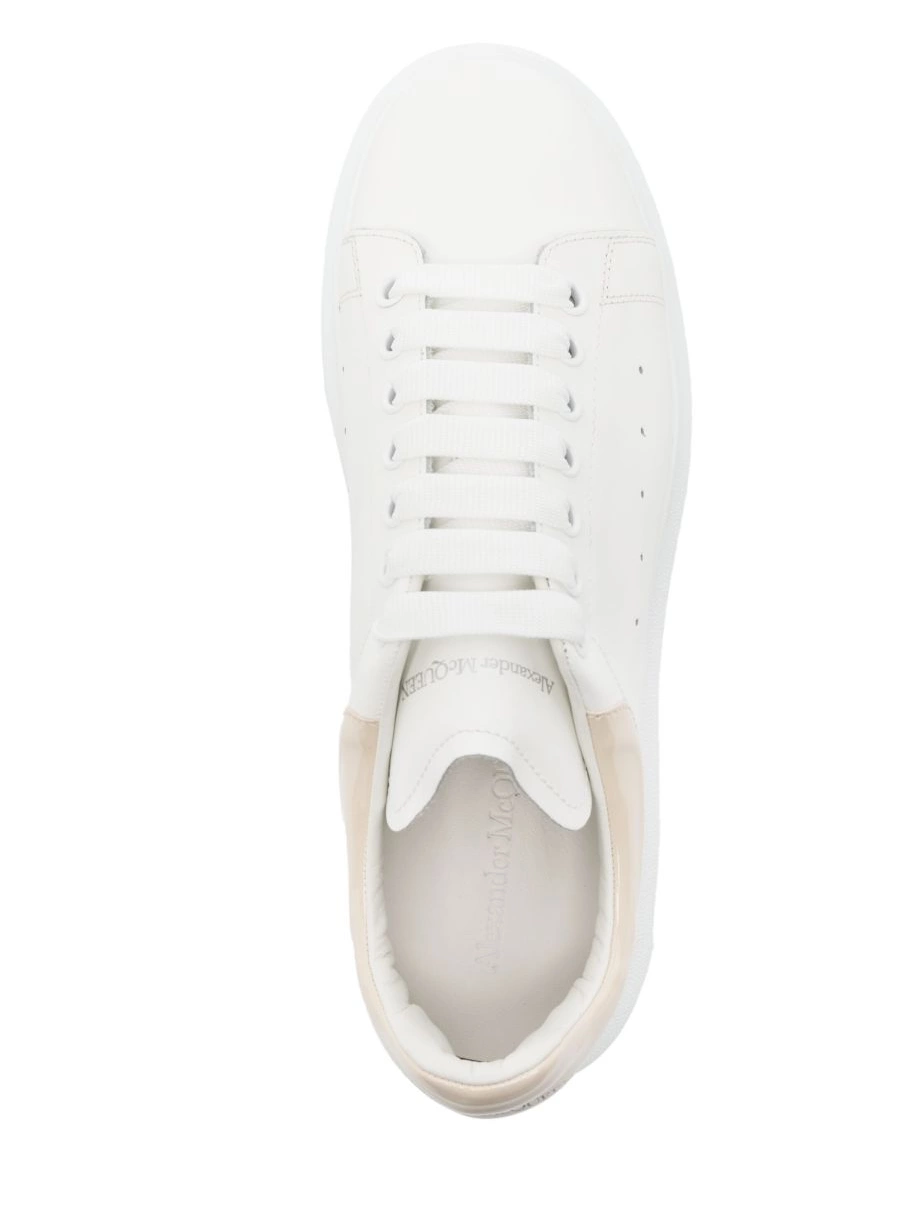 Affordable Oversized Men leather McQueen Alexander lace-up sneakers 0219