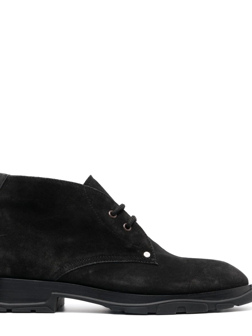 Affordable lace-up Men suede McQueen boots Alexander 0214