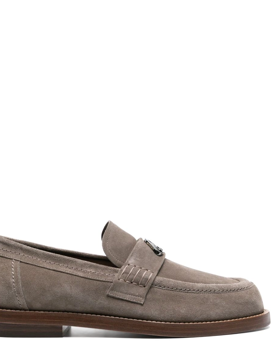 Cheap loafers suede Seal-plaque McQueen Men Alexander 0220