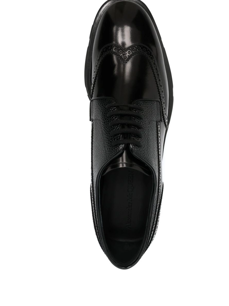 Affordable Alexander Men lace-up leather brogues McQueen 0218