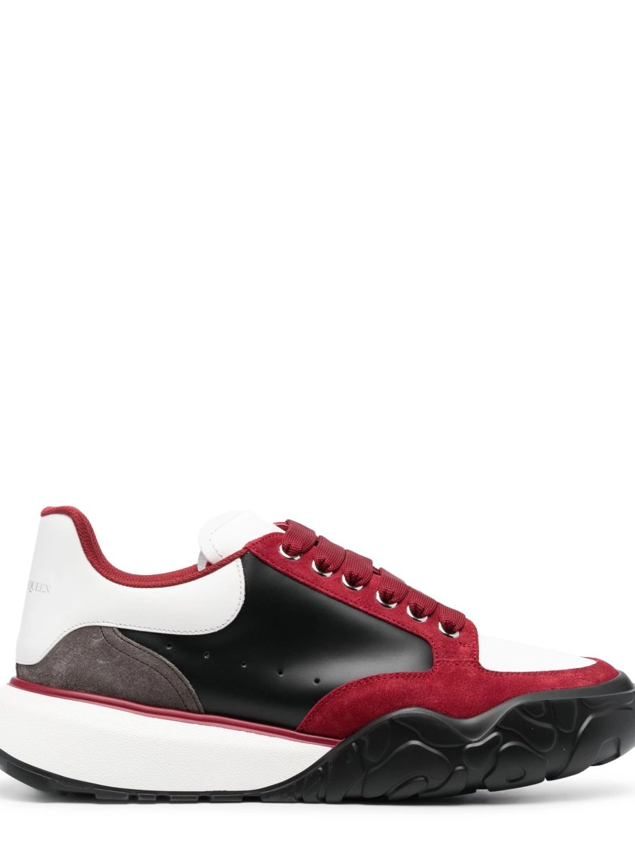 Cheap sneakers leather low-top McQueen colour-block Men Alexander 0213