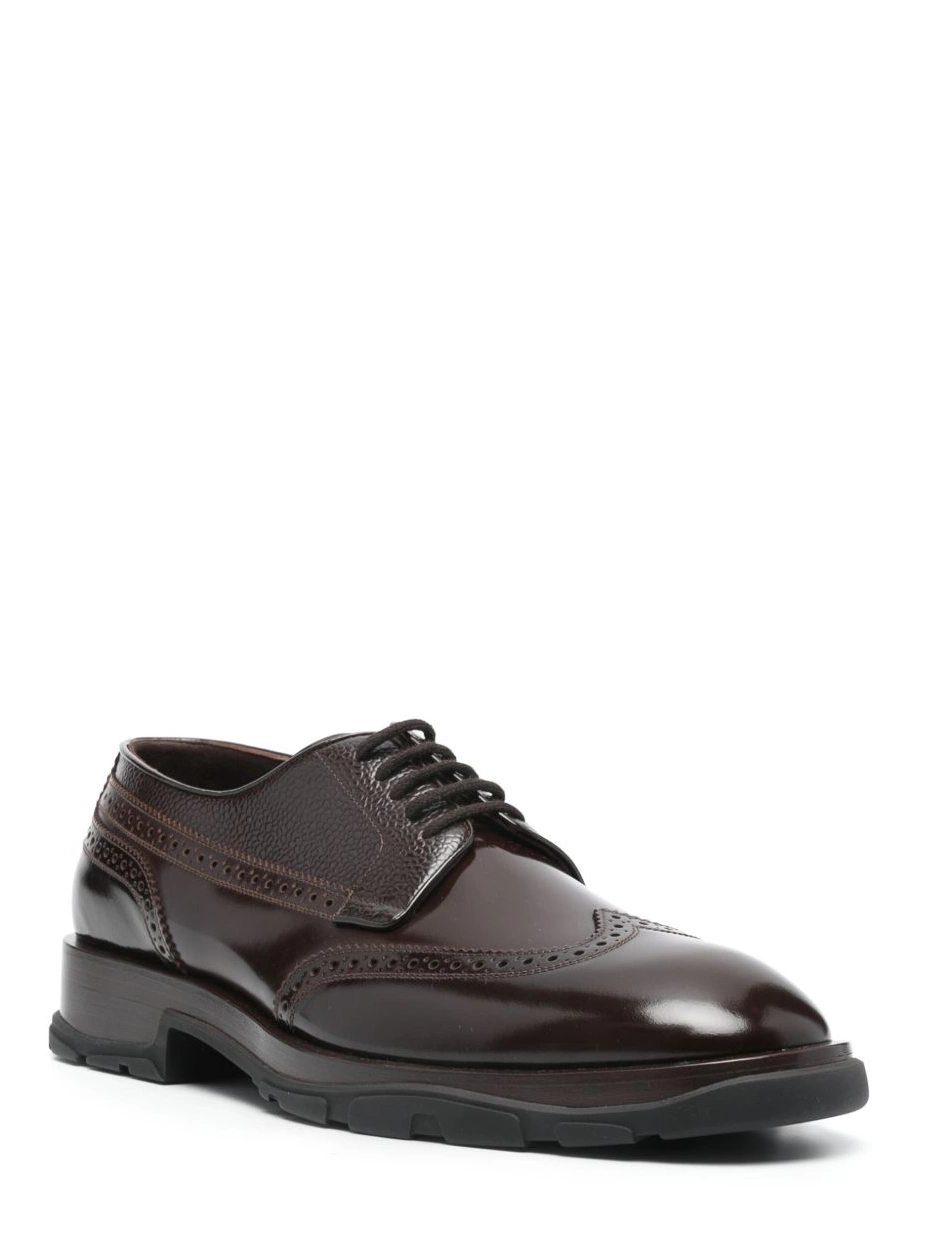 Affordable lace-up McQueen Men leather Alexander brogues 0215