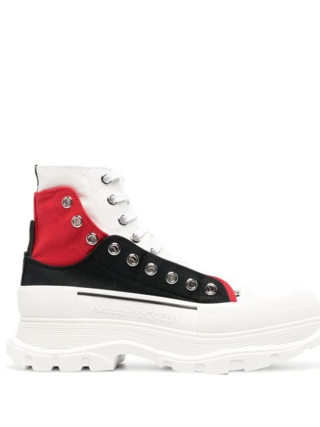 Affordable Alexander eyelet-detail McQueen high-top Men sneakers 0222