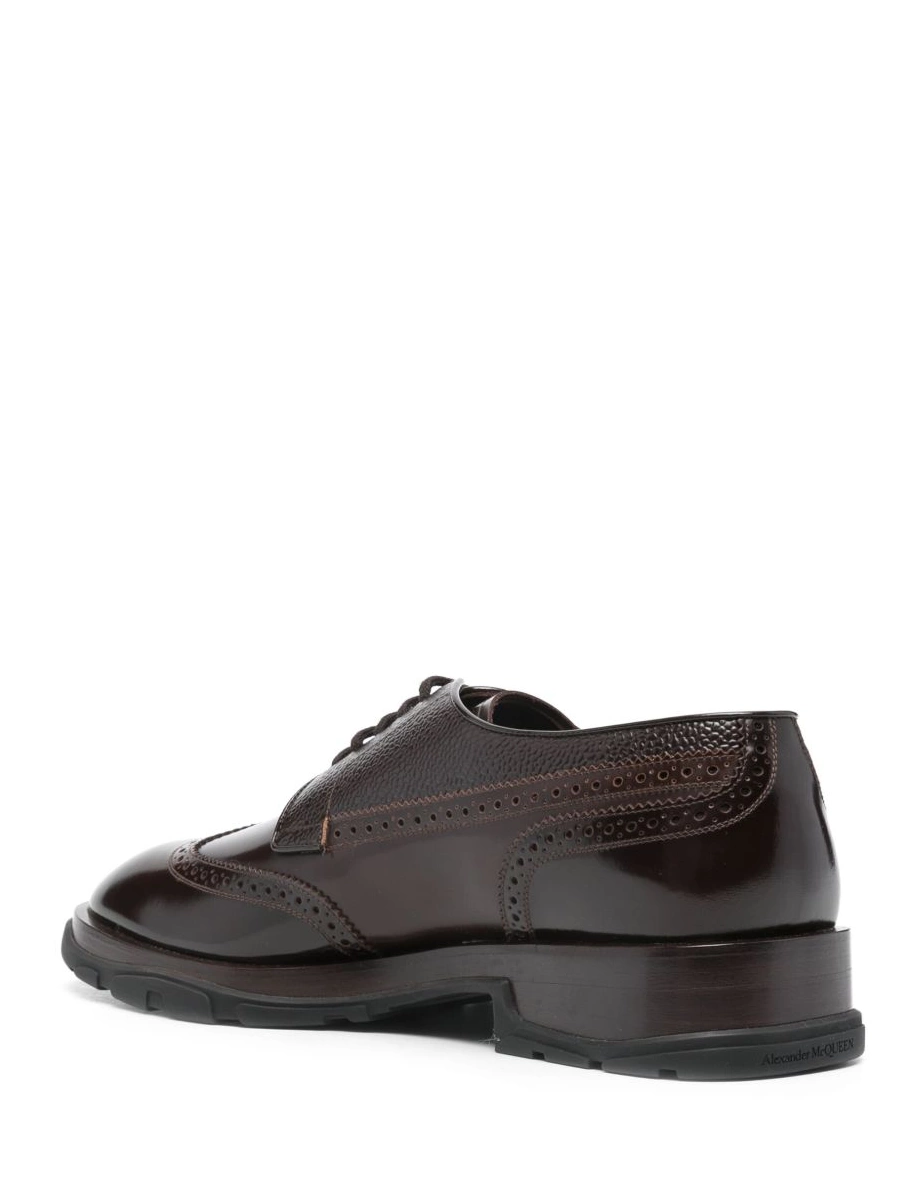 Affordable lace-up McQueen Men leather Alexander brogues 0215