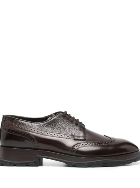 Affordable brogues leather McQueen lace-up Alexander Men 0212