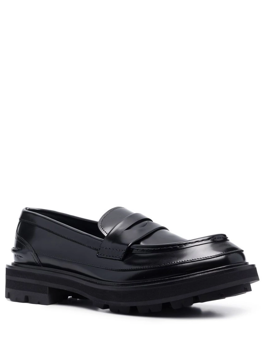 Affordable loafers Alexander Men penny-slot tread-sole McQueen 0222