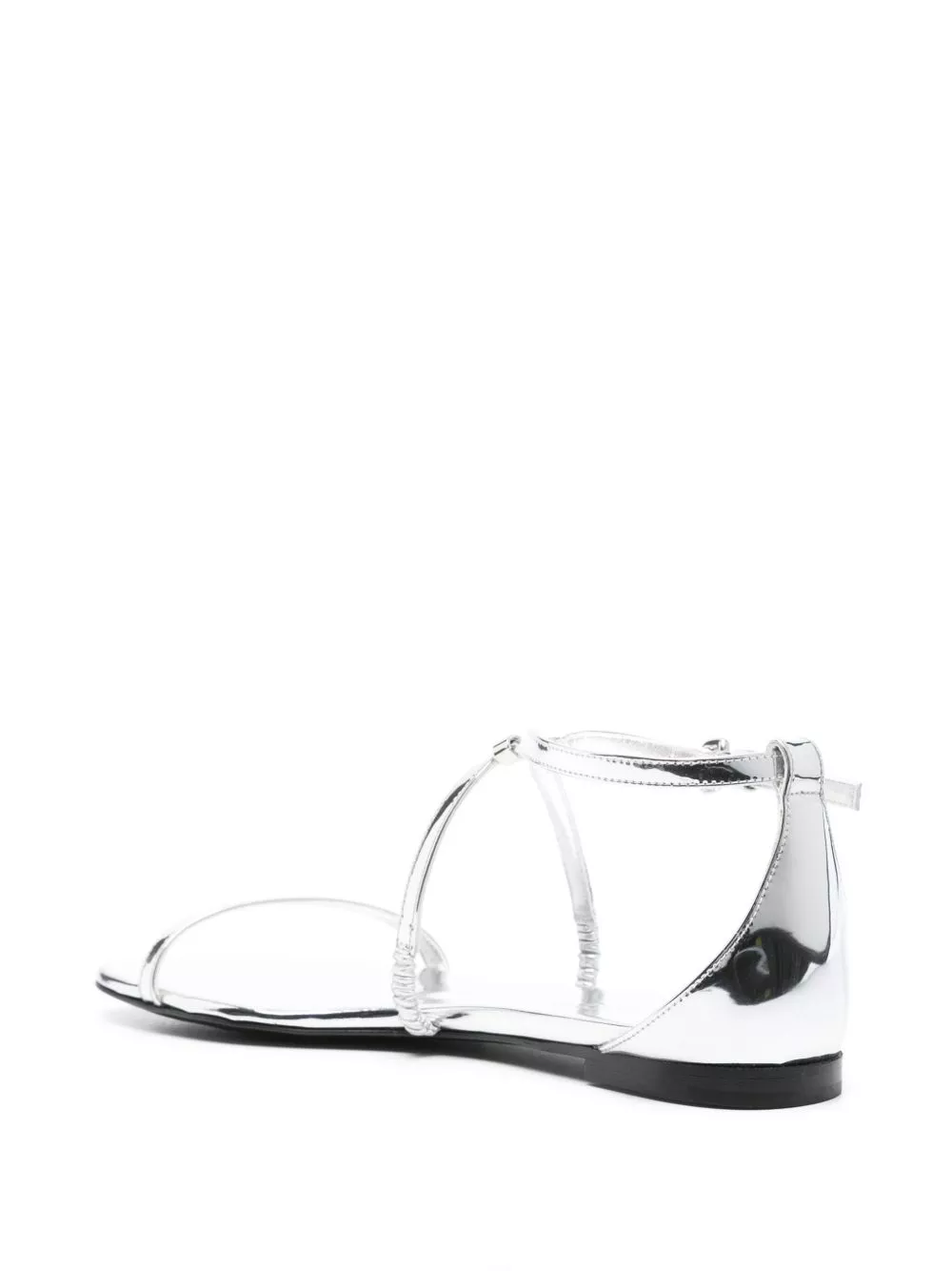 Cheap Alexander McQueen metallic leather sandals Women 0206