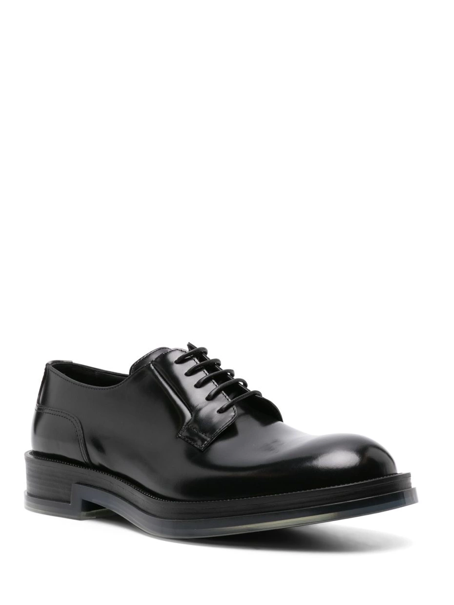 Affordable Men McQueen Alexander Float leather Derby shoes 0216