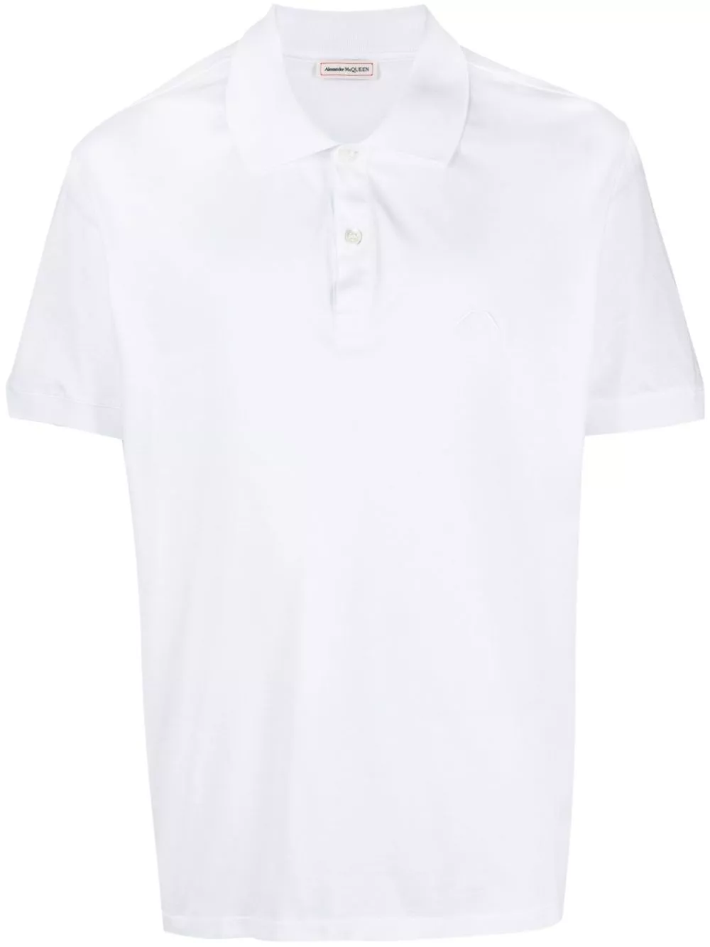 Cheap Alexander McQueen logo-embroidered jersey polo shirt Men 0204