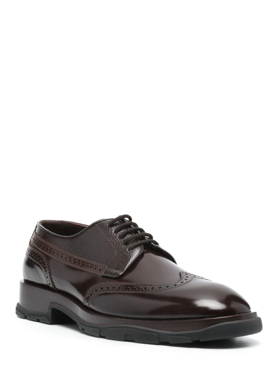 Affordable brogues leather McQueen lace-up Alexander Men 0212