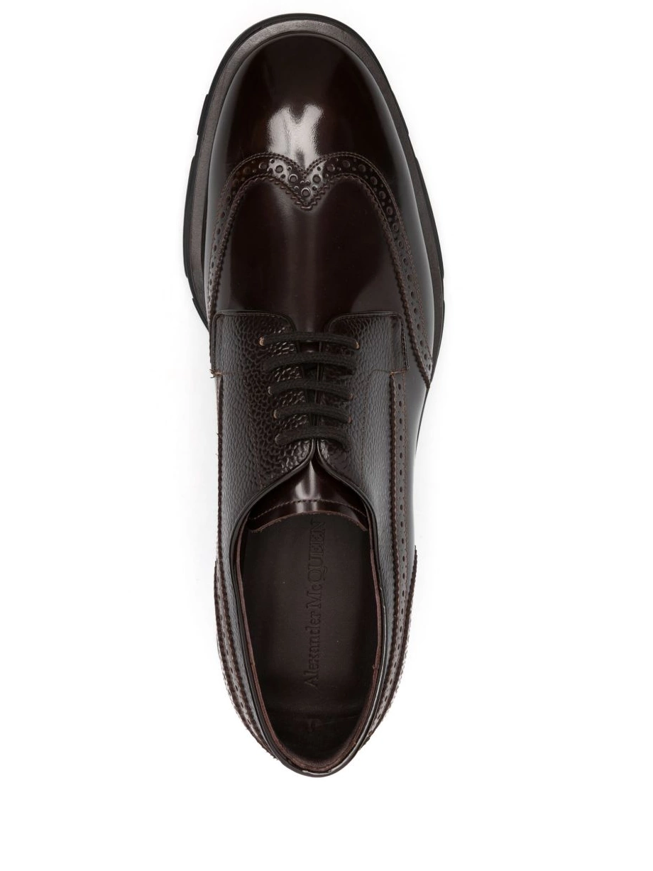 Affordable brogues leather McQueen lace-up Alexander Men 0212