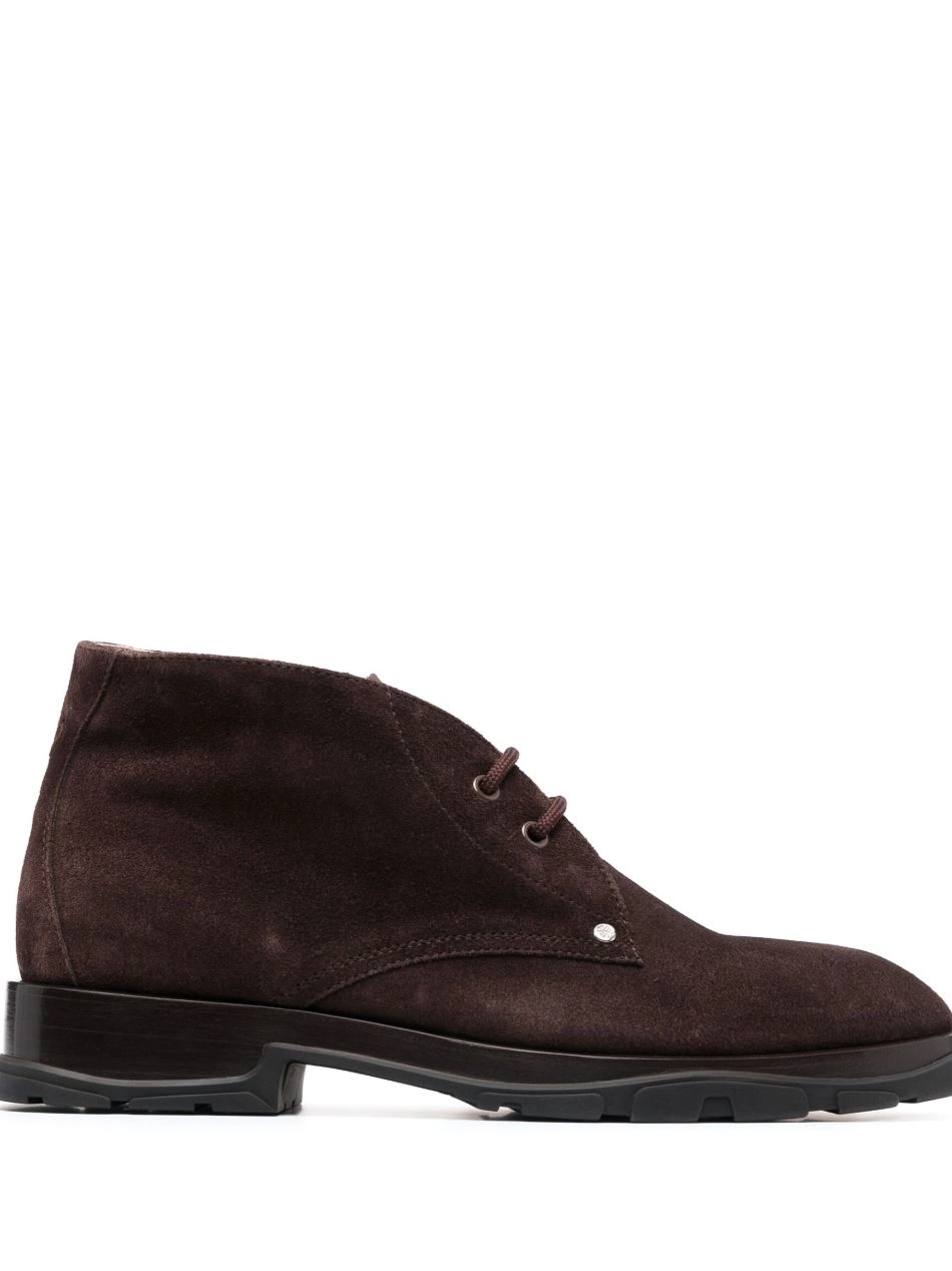 Affordable lace-up suede Men boots Alexander McQueen 0209