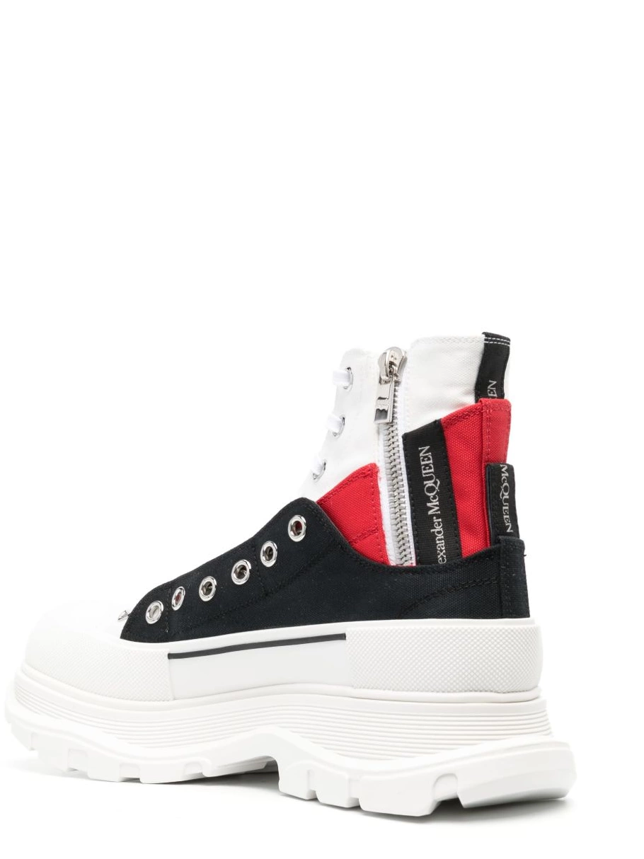 Affordable Alexander McQueen sneakers high-top eyelet-detail Men 0210