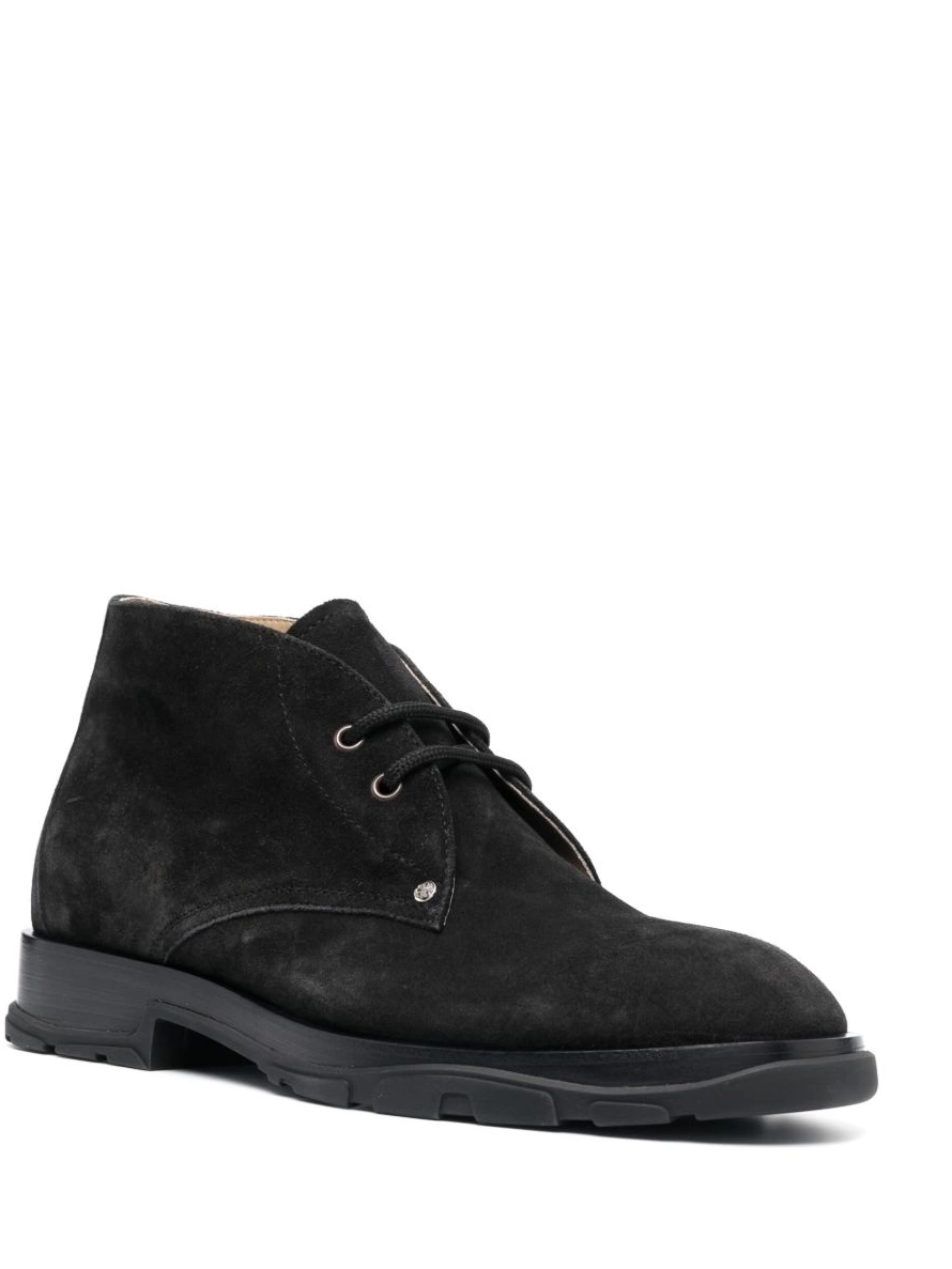 Affordable lace-up Men suede McQueen boots Alexander 0214